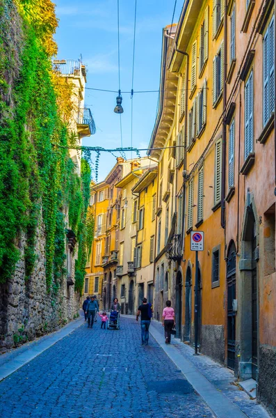 View Street Old Town Bergamo Ital — Stock fotografie