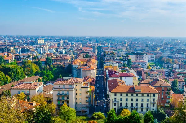 Aerial View Bergamo Ital — Fotografia de Stock