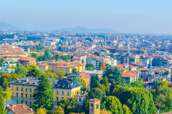 Aerial View Bergamo Ital — Fotografia de Stock