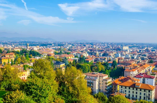 Aerial View Bergamo Ital — Fotografia de Stock