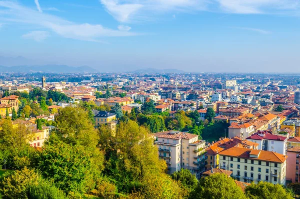 Aerial View Bergamo Ital — Fotografia de Stock