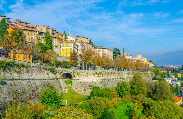 Fortification Citta Alta Bergamo Ital — Zdjęcie stockowe