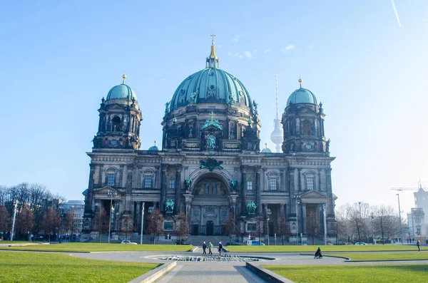 View Famous Berliner Dom Berlin Cathedral — ストック写真