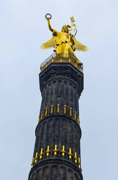 Siegessaule Memorial Berlin Reminds Victory War 1873 — стоковое фото