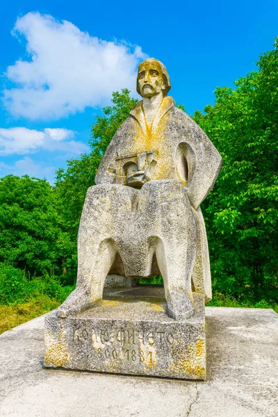 Statue Bulgarian Architect Kolyo Ficheto Ruse — Stock Photo, Image