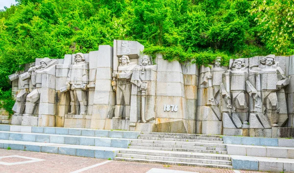 Μνημεία Των Ρώσων Στρατιωτών Που Σκοτώθηκαν Στον Ρωσοτουρκικό Πόλεμο Του — Φωτογραφία Αρχείου