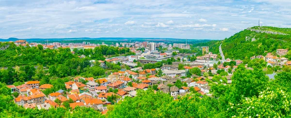 İspanya Şehri Loech 'in havadan görünüşü