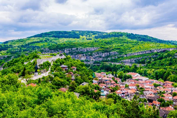 İspanya Şehri Loech 'in havadan görünüşü