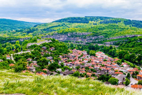 İspanya Şehri Loech 'in havadan görünüşü