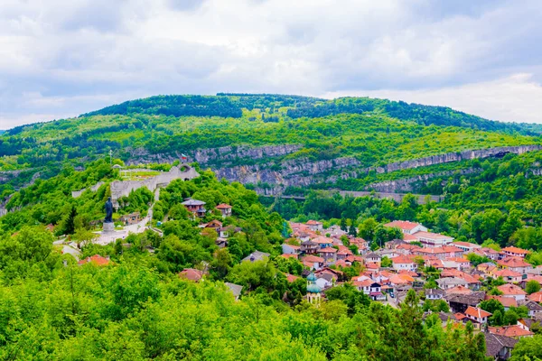 İspanya Şehri Loech 'in havadan görünüşü