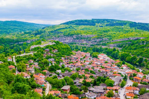 İspanya Şehri Loech 'in havadan görünüşü