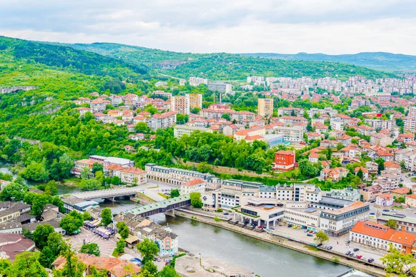 İspanya Şehri Loech 'in havadan görünüşü
