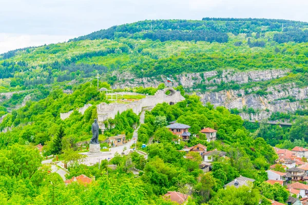 Aerial View Bulgarian City Lovech — Fotografia de Stock