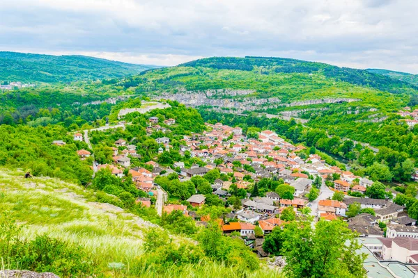 İspanya Şehri Loech 'in havadan görünüşü