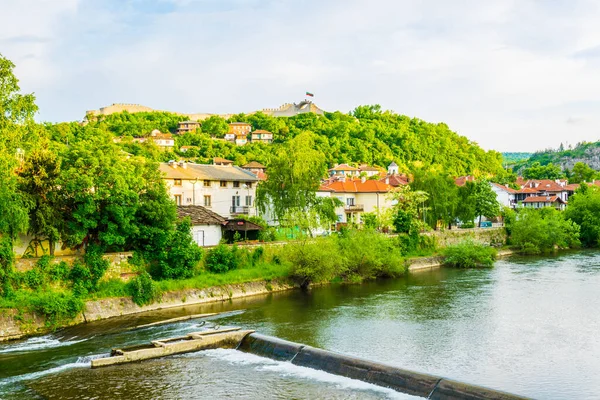 Houses Bulgarian City Lovech Built Osam River — Foto de Stock