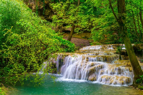 Krushunski Waterfalls Bulgaria — Stock Fotó