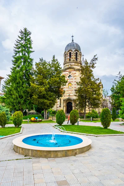 Вид Главную Площадь Болгарского Города Бяла — стоковое фото