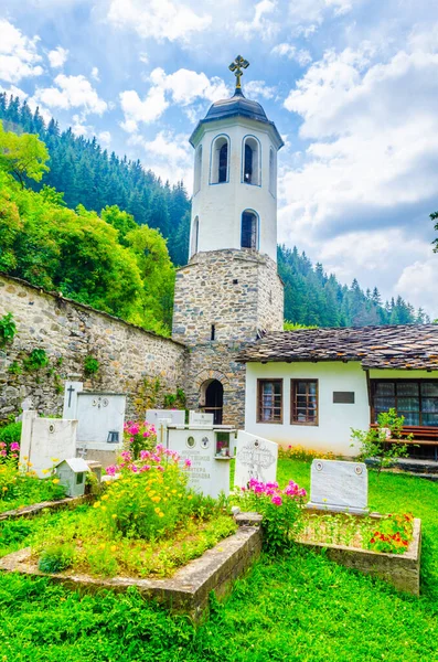 View Old Church Shiroka Laka Village Rhodope Mountains Bulgari — Stock Fotó