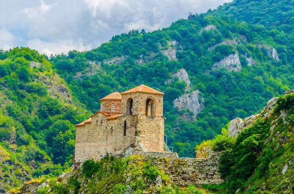 View Church Holy Mother God Asen Fortress Rhodopes Mountain Asenovgrad — стоковое фото