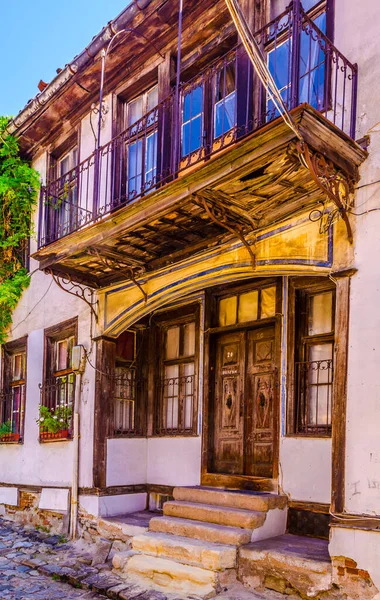 View Narrow Street Historical Part Bulgarian City Plovdi — Stock Photo, Image
