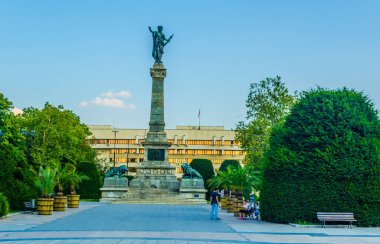 İspanya 'nın Rousse kentindeki Özgürlük Heykeli' nin manzarası