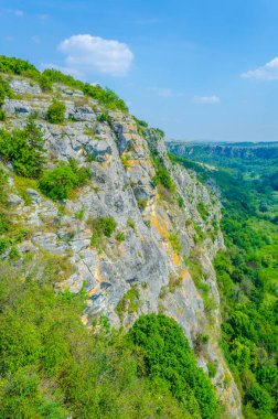 Bulgaristan 'daki rusenski lom doğal rezervi manzarası
