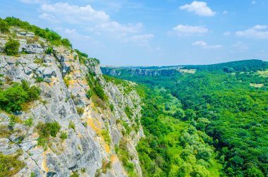 Bulgaristan 'daki rusenski lom doğal rezervi manzarası