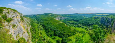 Bulgaristan 'daki rusenski lom doğal rezervi manzarası