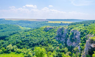 View of the rusenski lom natural reserve in Bulgaria
