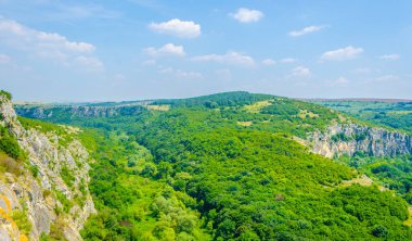 Bulgaristan 'daki rusenski lom doğal rezervi manzarası