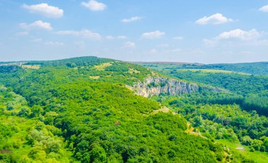 Bulgaristan 'daki rusenski lom doğal rezervi manzarası
