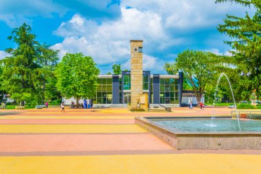 Bulgaristan 'ın Kazanlak kentindeki gül müzesinin manzarası