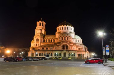 Bulgaristan 'ın başkenti Sofya' daki Alexander Nevski Katedrali