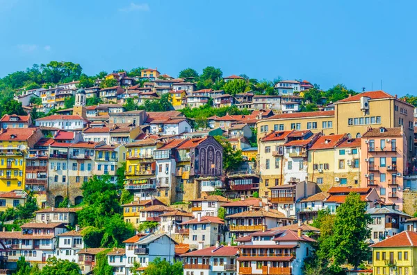 View Traditional Houses Old Town Veliko Tarnovo Bulgari — Foto Stock