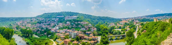 Aerial View Veliko Tarnovo Bulgari — Fotografia de Stock