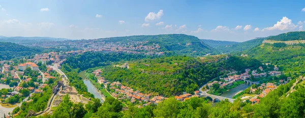 Aerial View Veliko Tarnovo Bulgari — Fotografia de Stock