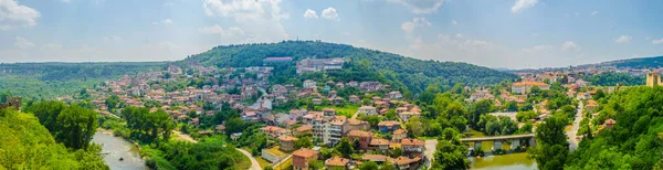 Bulgari 'deki Veliko Tarnovo' nun hava görüntüsü