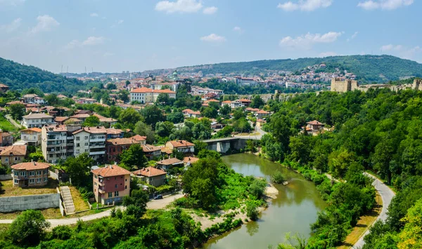 Aerial View Veliko Tarnovo Bulgari — Fotografia de Stock