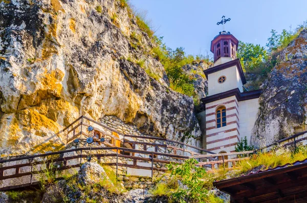 Basarbovo Rock Monastery Rousse Bulgari —  Fotos de Stock