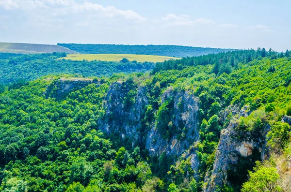 Bulgaristan 'daki rusenski lom doğal rezervi manzarası