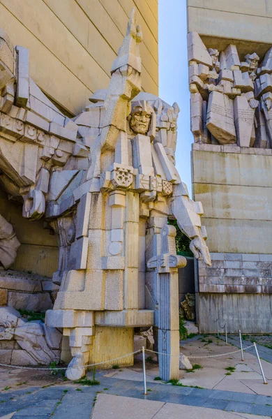 View Monument Founders Bulgarian State Monument Shumen Bulgaria — Stock Photo, Image