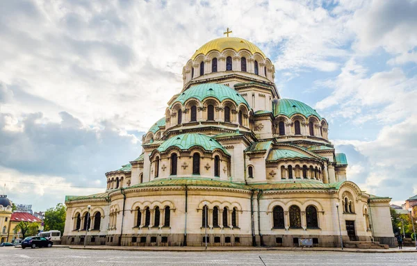 Uitzicht Alexander Nevski Kathedraal Sofia Bulgarije — Stockfoto