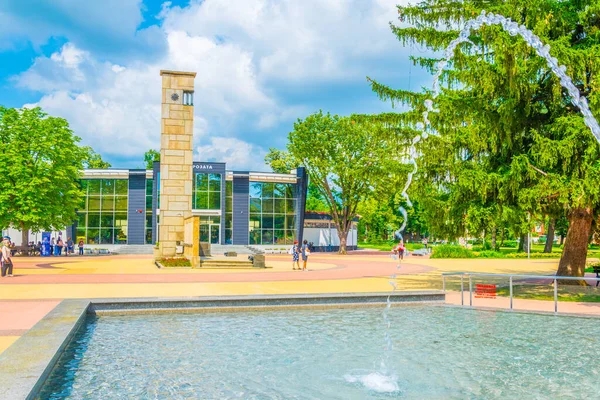 Bulgaristan 'ın Kazanlak kentindeki gül müzesinin manzarası