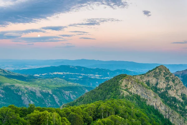 Parc National Des Balkans Centraux Bulgarie Pendant Coucher Soleil — Photo