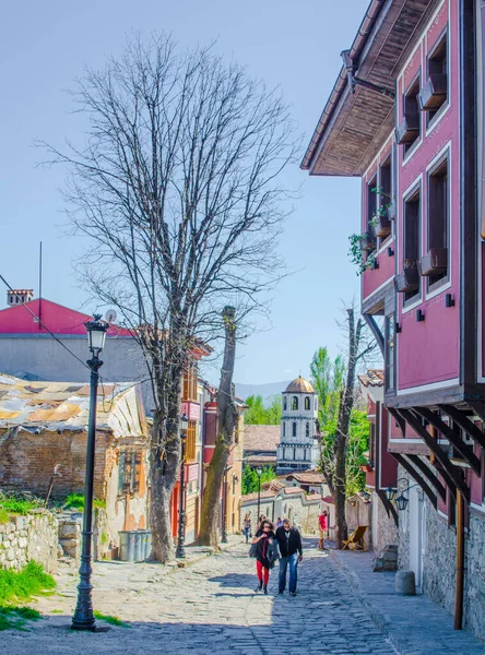 Old Town Part Bulgarian Town Plovdiv Famous Its Typical Houses — Stock Photo, Image