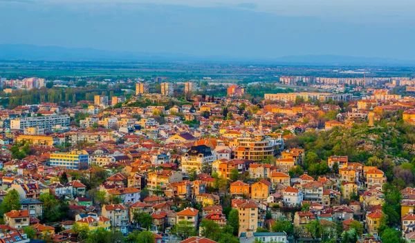 İspanya şehir plvdiv 'inde gün batımı