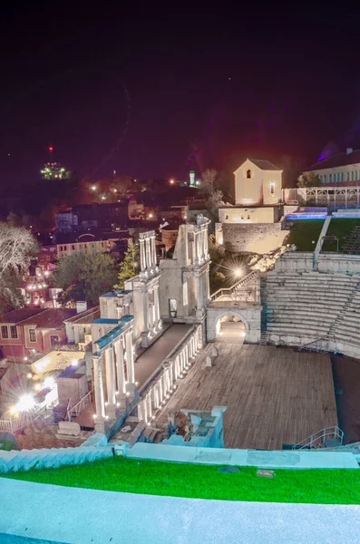 Roman Theatre Philippopolis Dated Back Time Emperor Trajan Plovdiv European — Stock Photo, Image