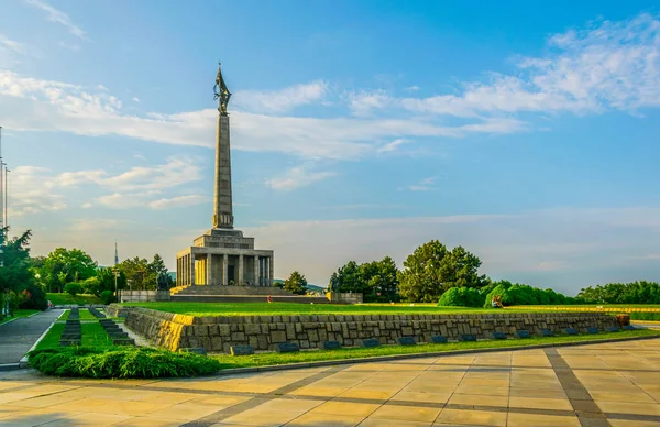 Monument Soviet Army Situated Slavin Military Cemetery Bratislava Slovakia —  Fotos de Stock