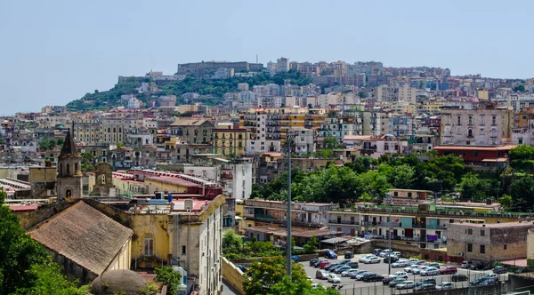 Aerial View Naples Italy Next San Gennaro Church — Foto de Stock