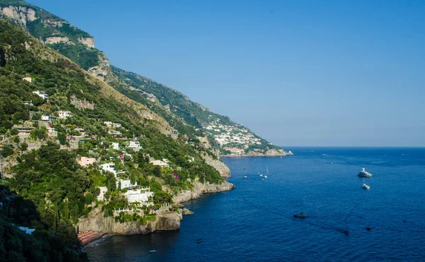 Famous Hiking Trail Sentiero Degli Dei Leading Top Amalfi Coast — Fotografia de Stock